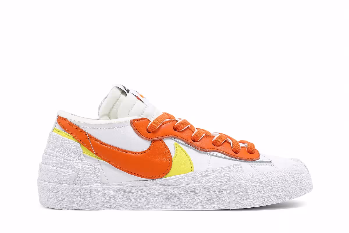 sacai x Nike Blazer Low Magma Orange, view 2