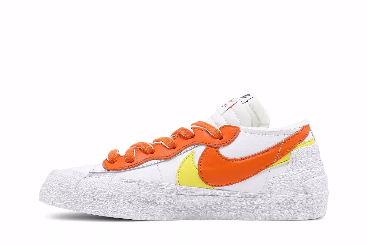 sacai x Nike Blazer Low Magma Orange, view 4