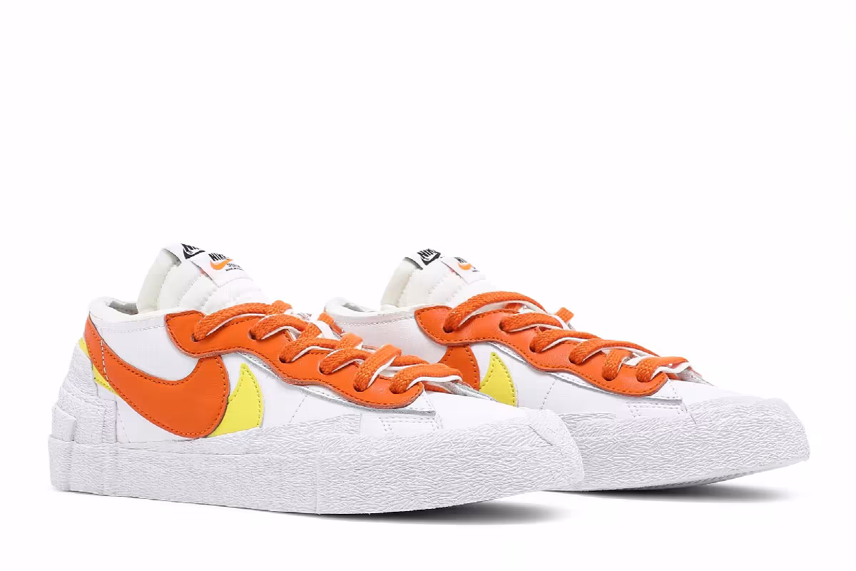sacai x Nike Blazer Low Magma Orange, view 9