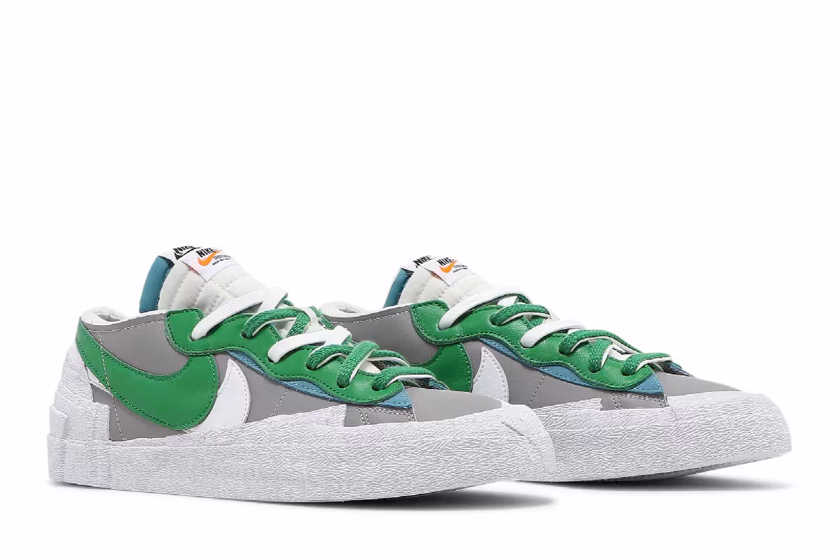 sacai x Nike Blazer Low Classic Green, view 9