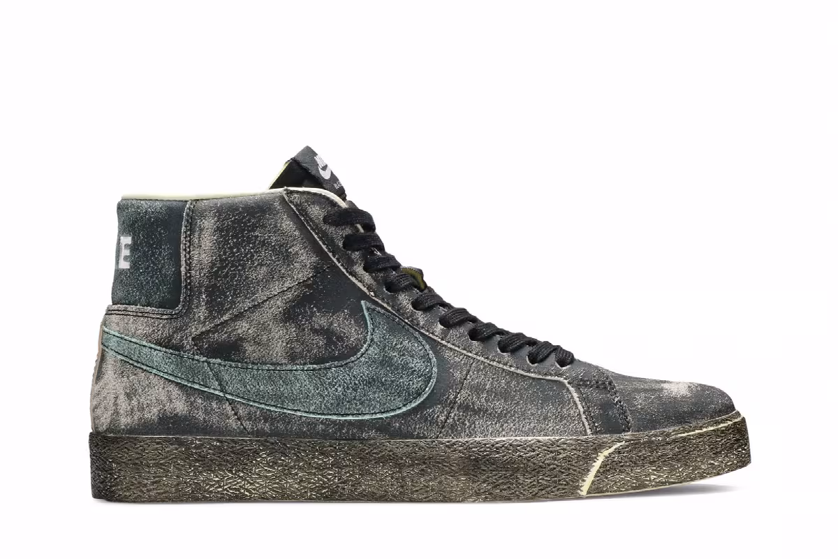 Nike Zoom Blazer Mid Premium SB Faded Black, view 2