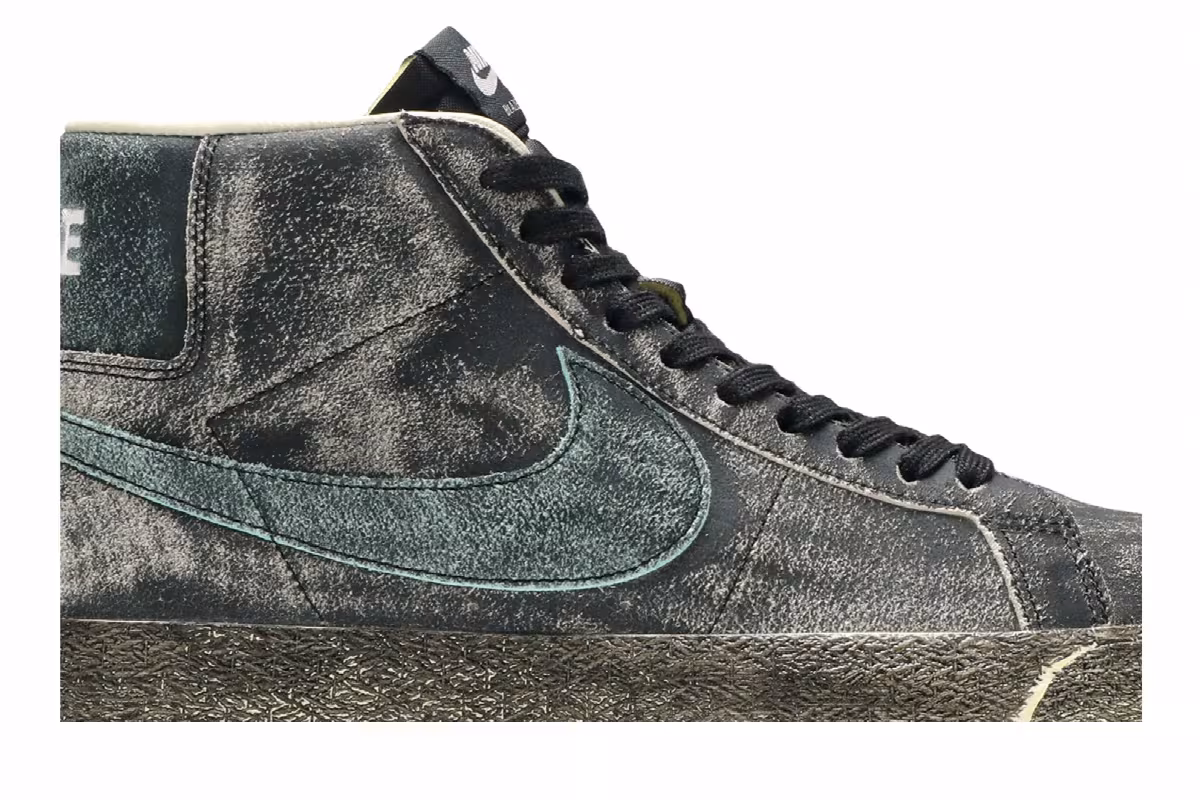 Nike Zoom Blazer Mid Premium SB Faded Black, view 3
