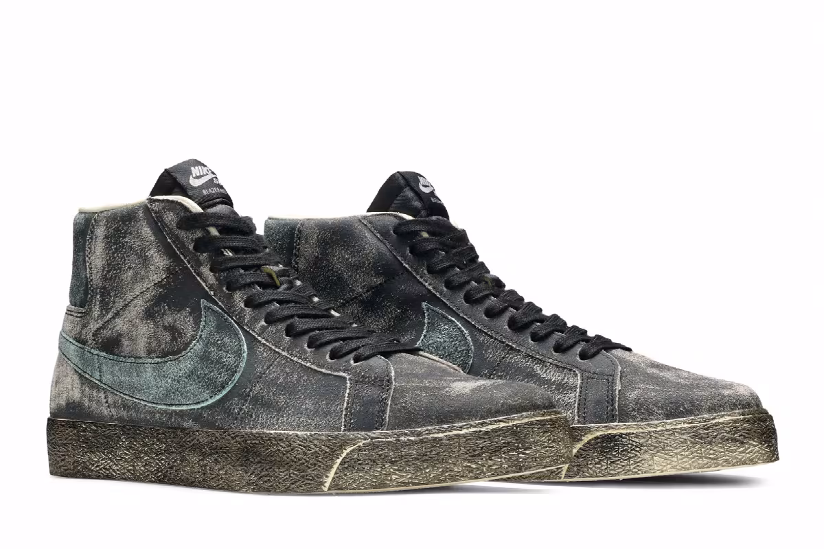 Nike Zoom Blazer Mid Premium SB Faded Black, view 9