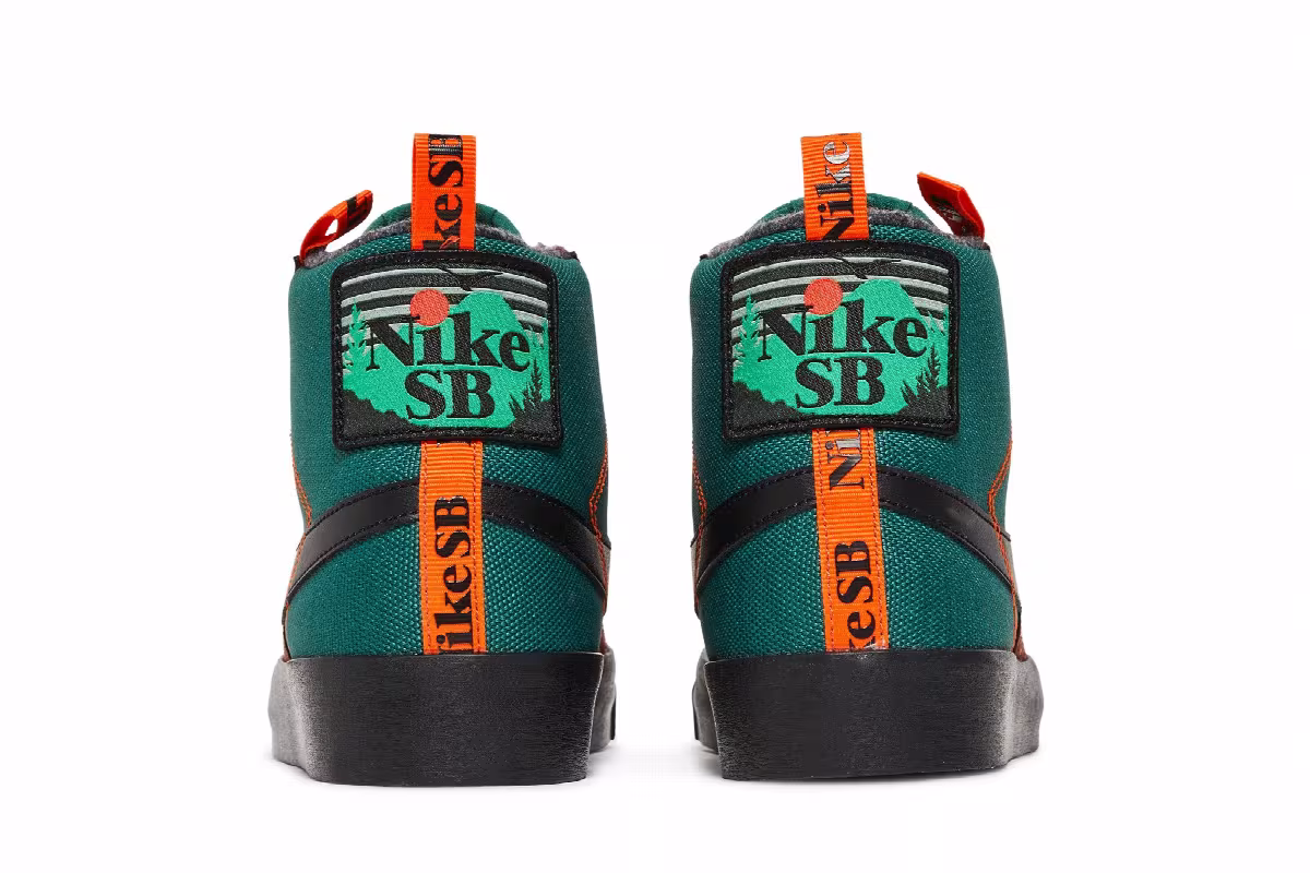 Nike Blazer Mid Premium SB Acclimate Pack - Noble Green, view 7