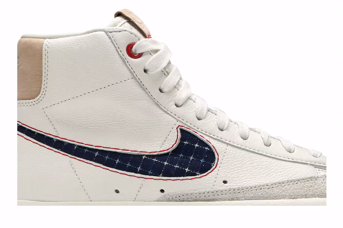 Denham x Nike Blazer Mid Sail, view 3