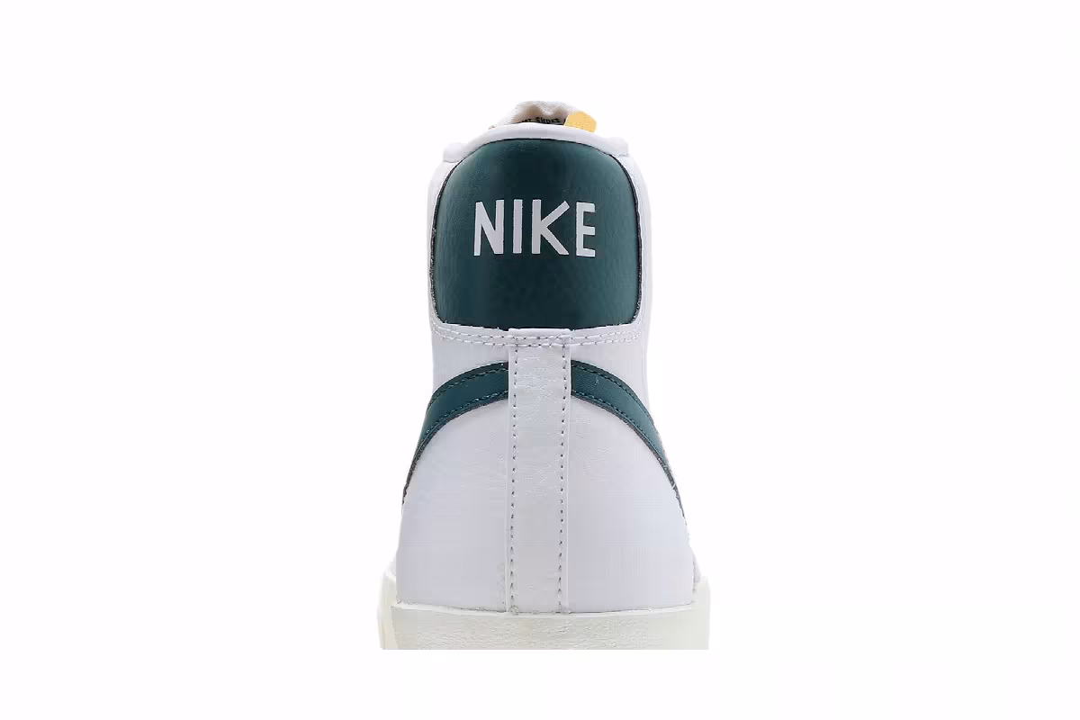 Nike Blazer Mid White Dark Teal Green, view 8
