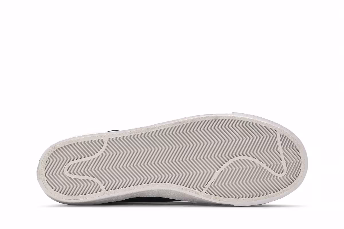 Nike Blazer Mid Black White, view 5