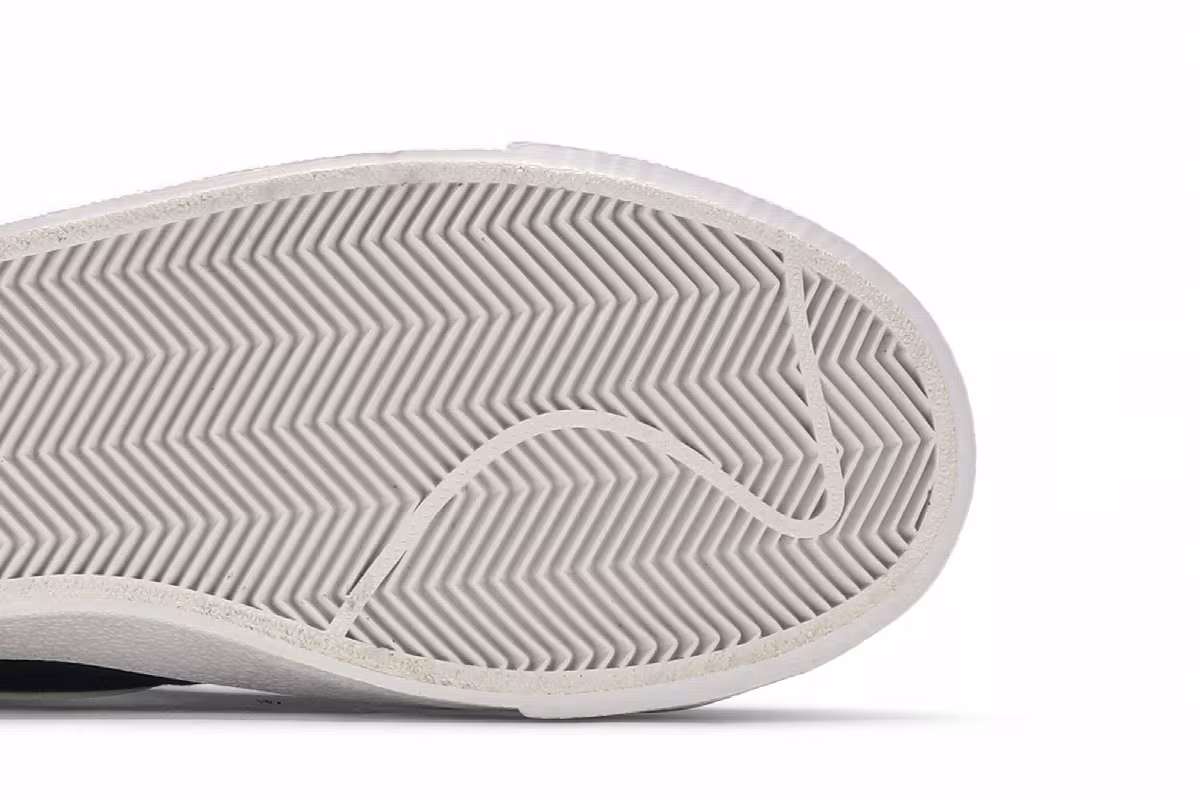 Nike Blazer Mid Black White, view 6
