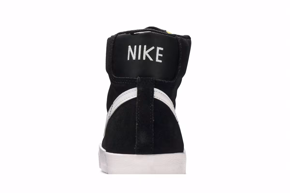 Nike Blazer Mid Black White, view 8
