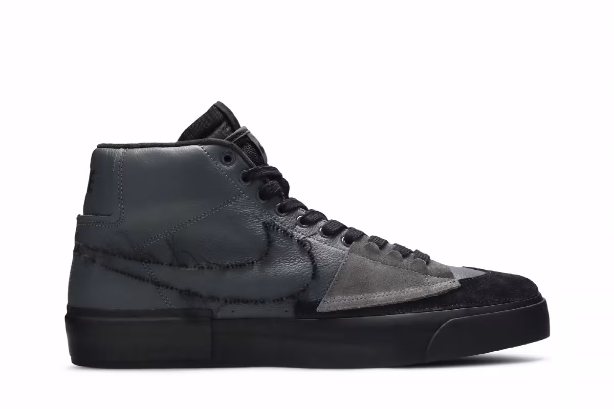 Nike Zoom Blazer Mid Edge SB Iron Grey, view 2