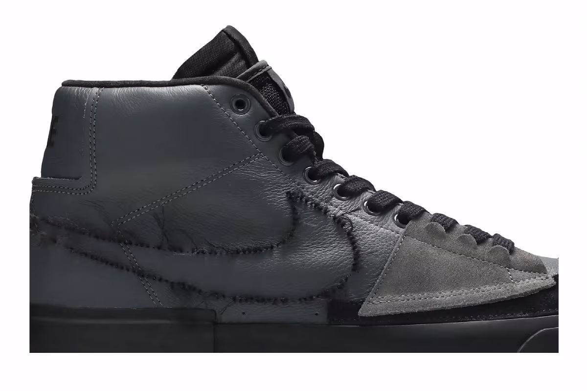 Nike Zoom Blazer Mid Edge SB Iron Grey, view 3