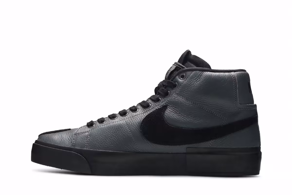 Nike Zoom Blazer Mid Edge SB Iron Grey, view 4