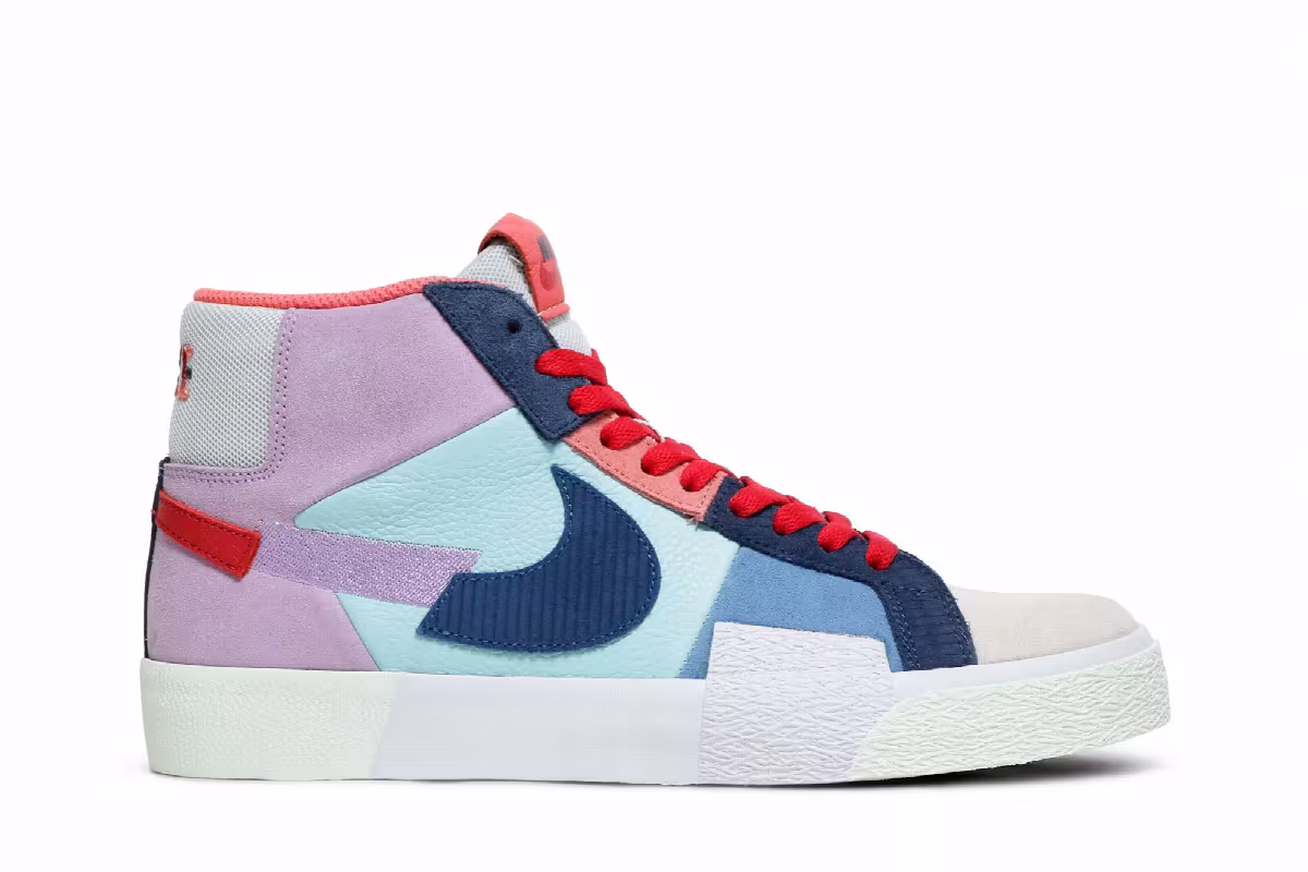 Nike Zoom Blazer Mid Premium SB Mosaic Pack - Multi, view 2