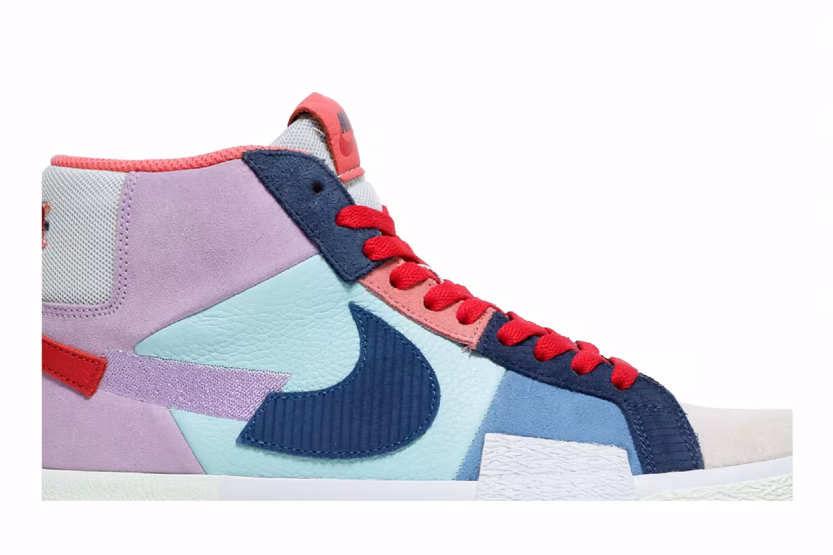 Nike Zoom Blazer Mid Premium SB Mosaic Pack - Multi, view 3