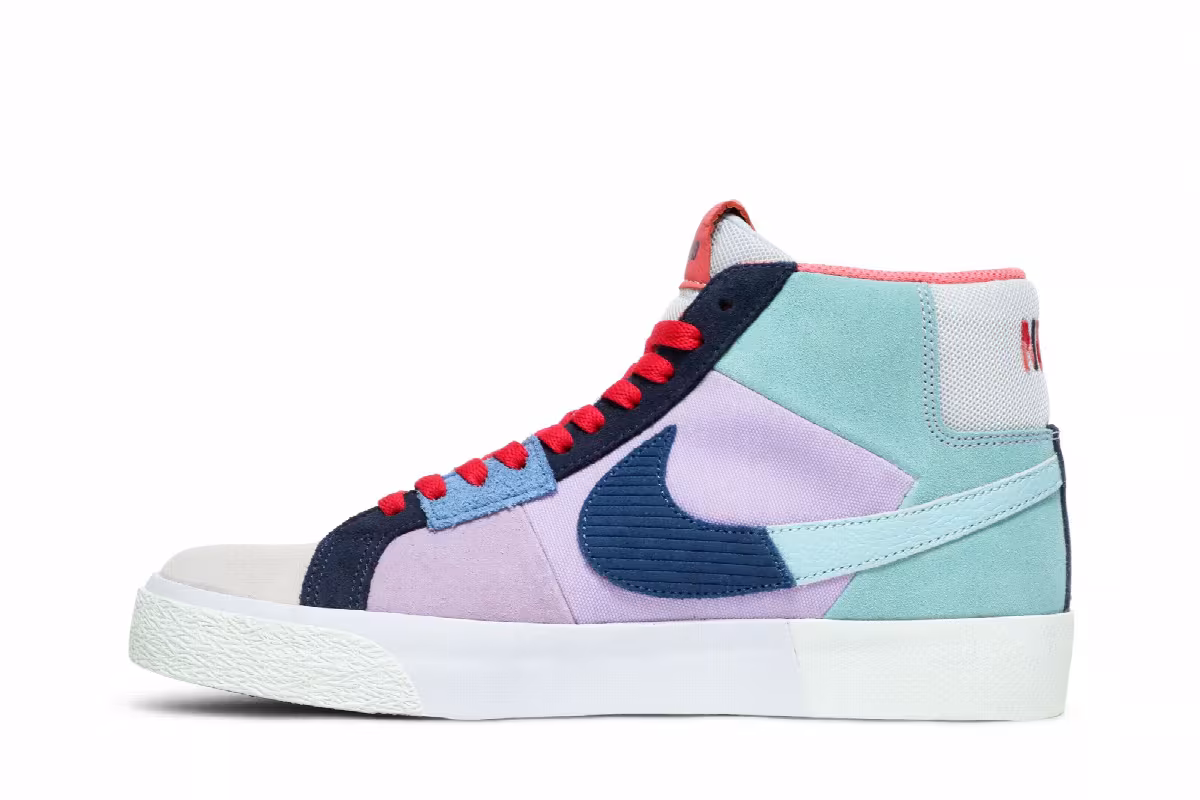 Nike Zoom Blazer Mid Premium SB Mosaic Pack - Multi, view 4