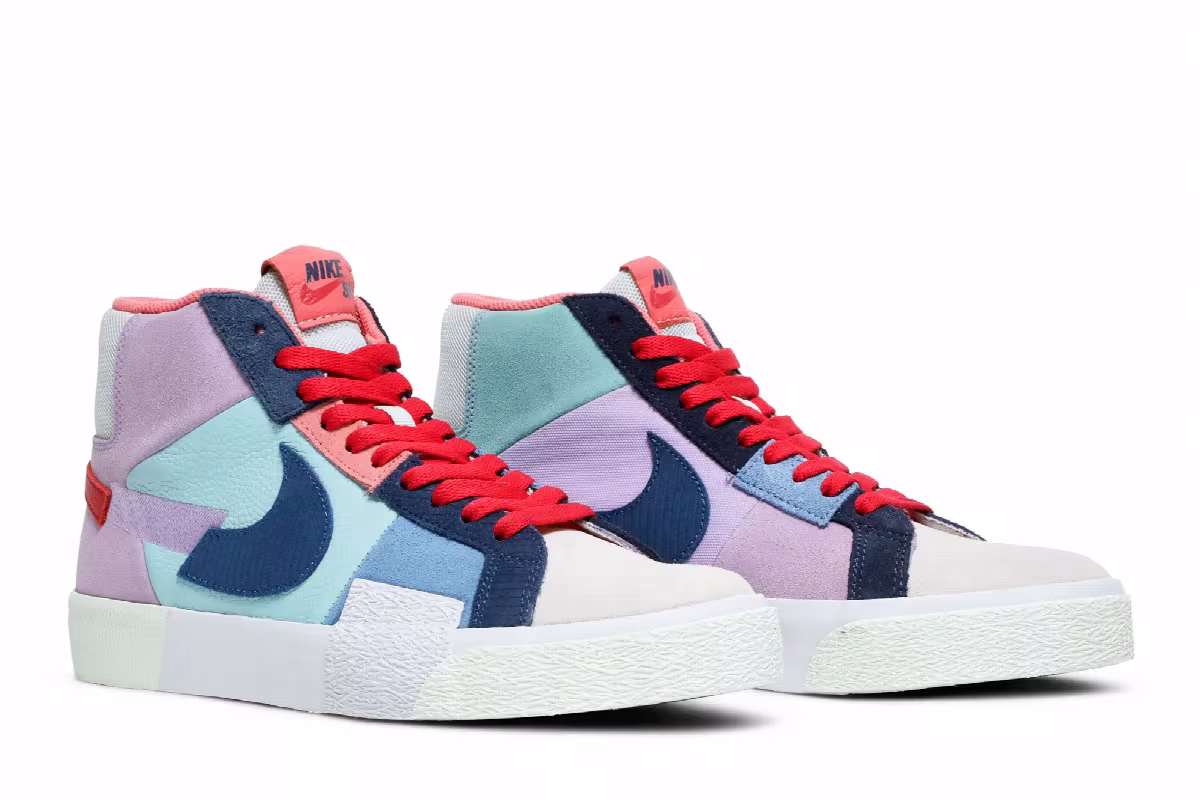 Nike Zoom Blazer Mid Premium SB Mosaic Pack - Multi, view 9