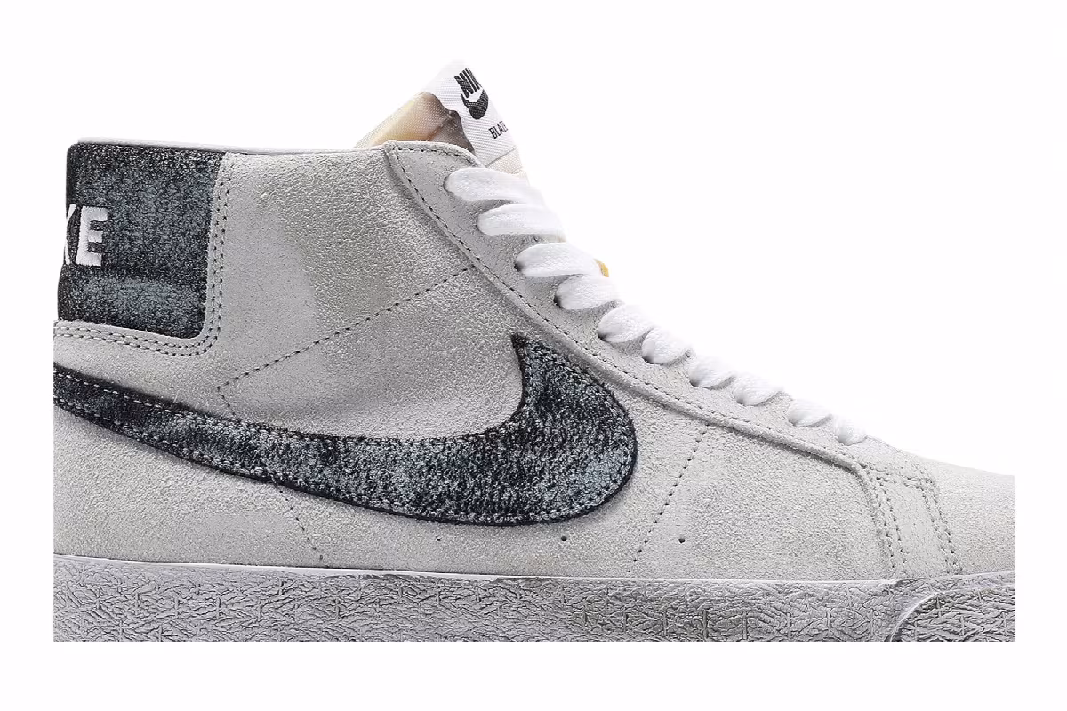 Nike Zoom Blazer Mid Premium SB Faded Pack - Grey Fog Black, view 3