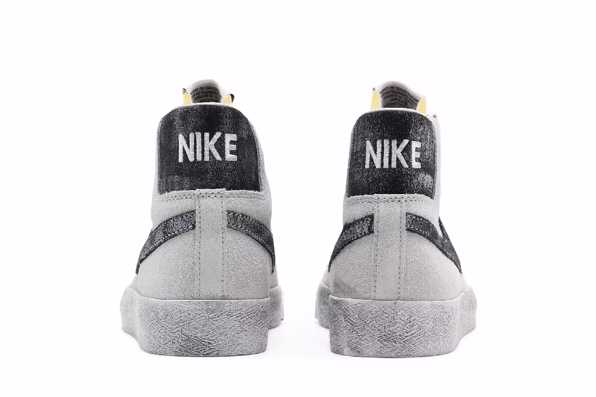 Nike Zoom Blazer Mid Premium SB Faded Pack - Grey Fog Black, view 7