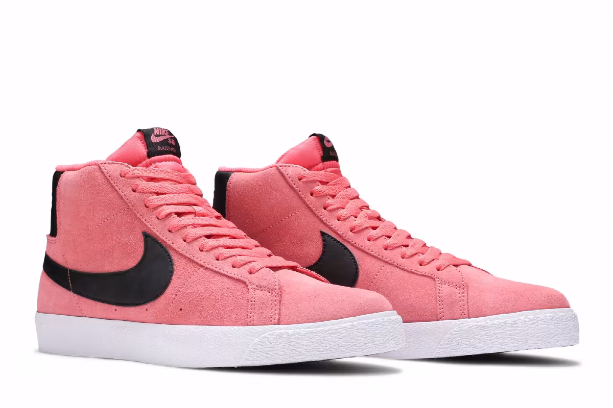 Nike Zoom Blazer Mid SB Pink Salt, view 9
