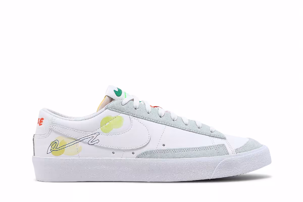 Mayumi Yamase x Nike Blazer Low White Multi, view 2
