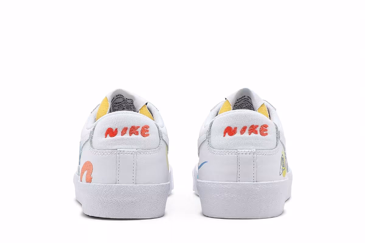 Mayumi Yamase x Nike Blazer Low White Multi, view 7