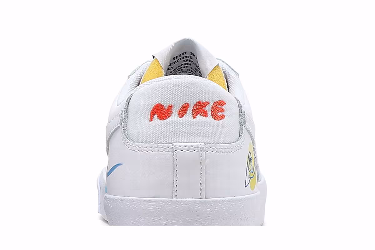 Mayumi Yamase x Nike Blazer Low White Multi, view 8
