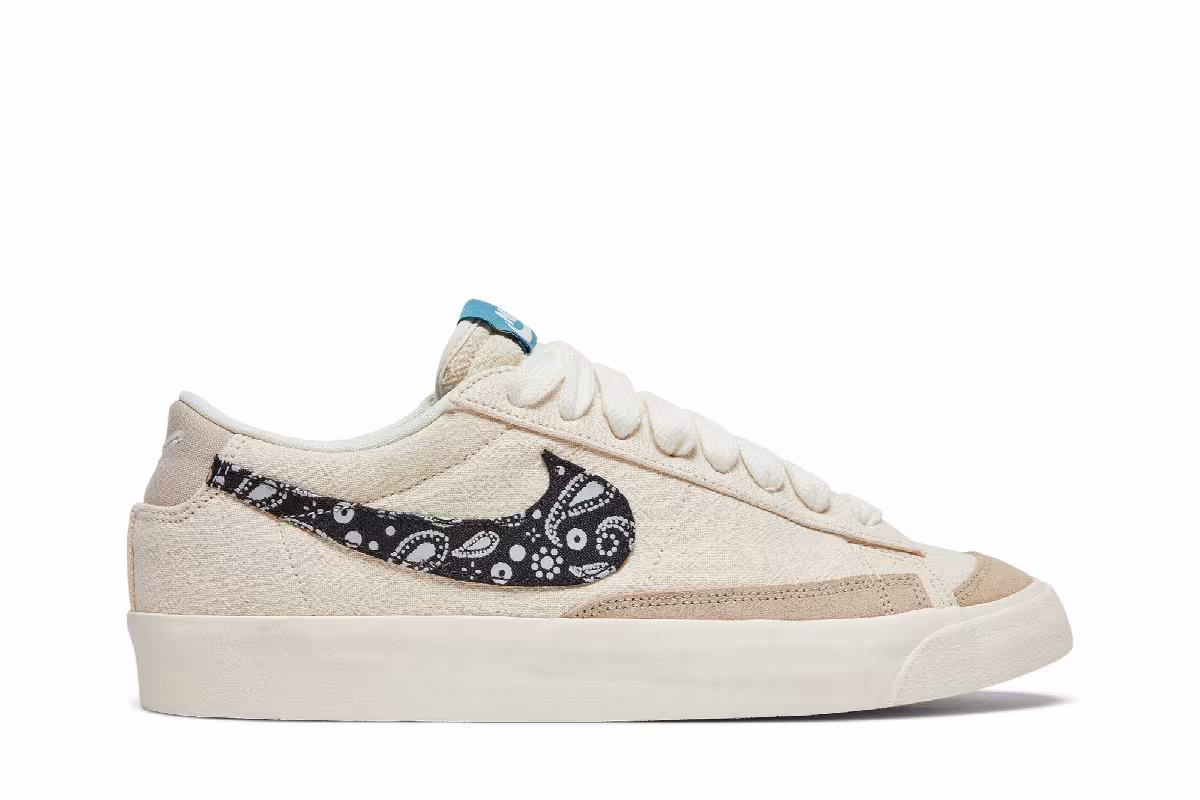 Nike Blazer Low Paisley Swoosh, view 2