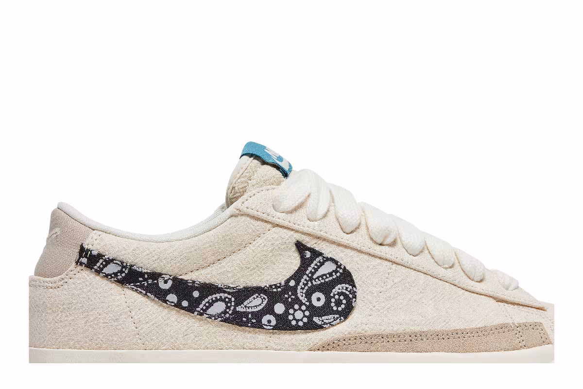 Nike Blazer Low Paisley Swoosh, view 3