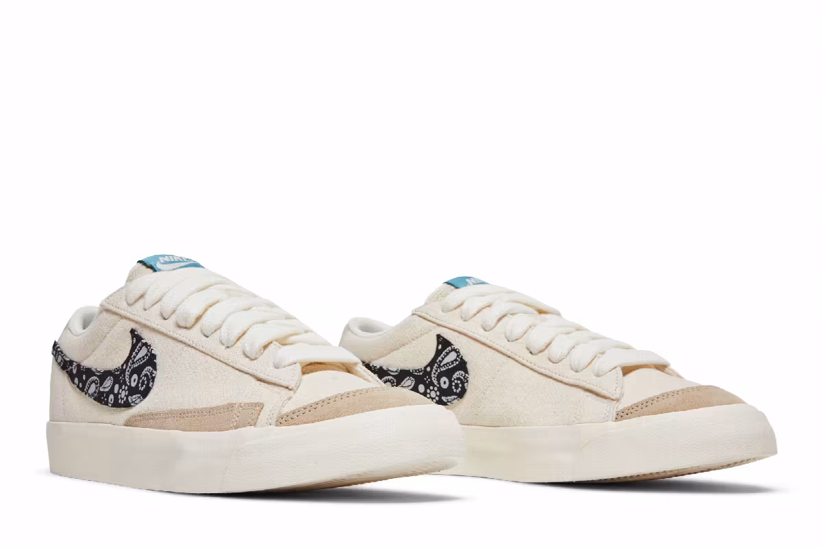 Nike Blazer Low Paisley Swoosh, view 9
