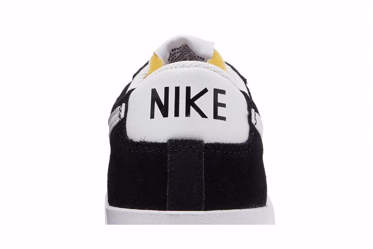 Nike Blazer Low Black White, view 8