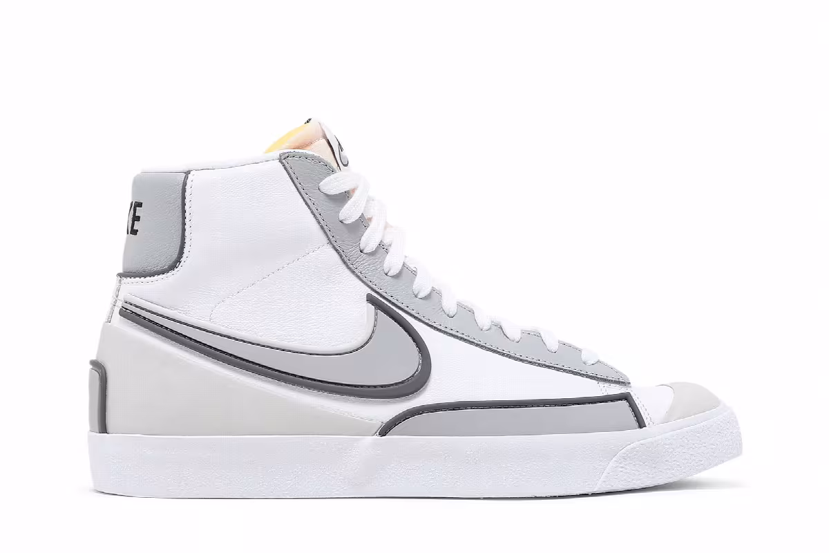 Nike Blazer Mid White Iron Grey, view 2