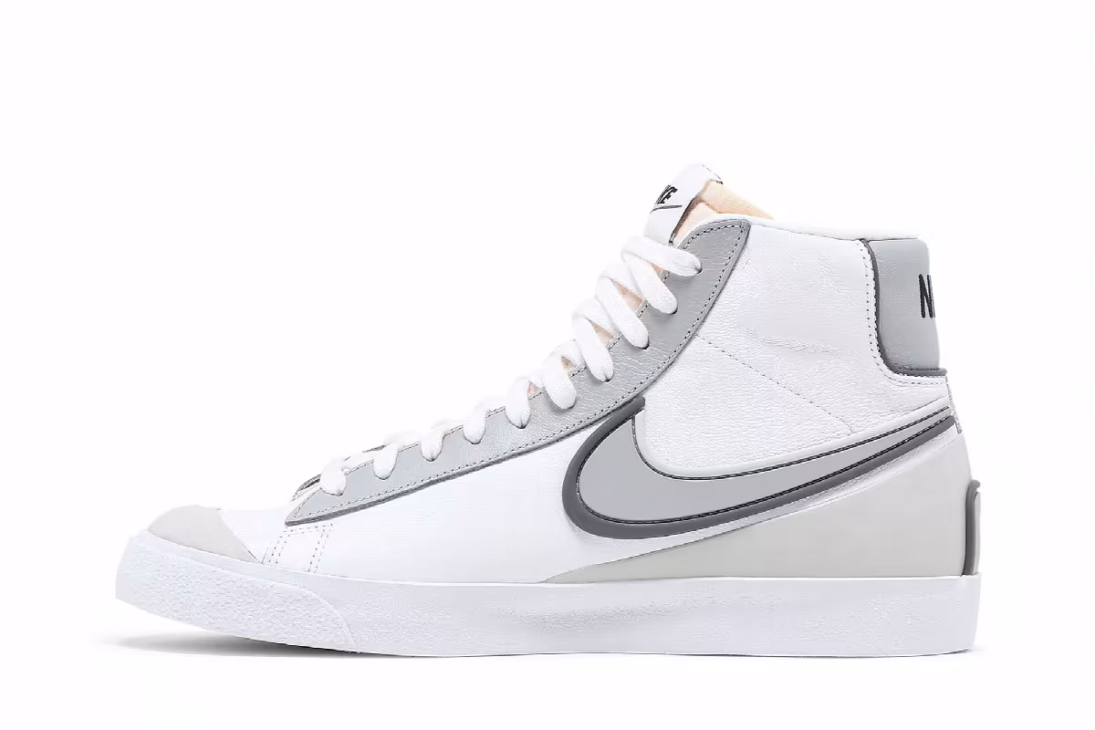 Nike Blazer Mid White Iron Grey, view 4