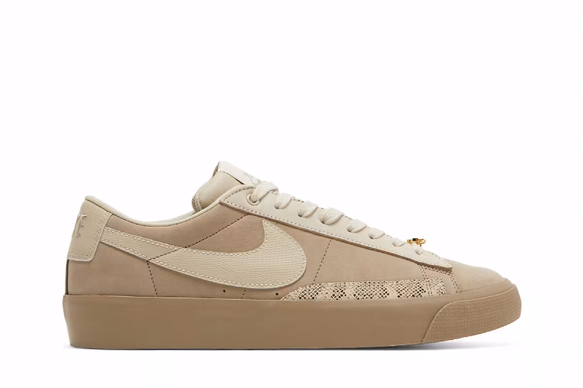 Forty Percent Against Rights x Nike Blazer Low SB Khaki, view 2