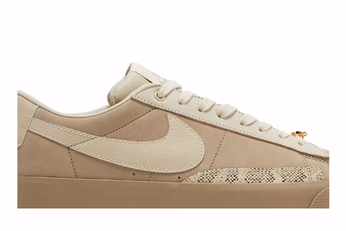 Forty Percent Against Rights x Nike Blazer Low SB Khaki, view 3
