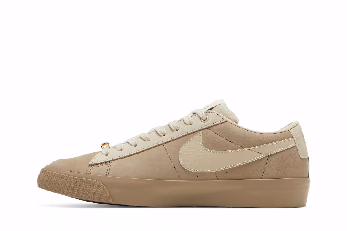 Forty Percent Against Rights x Nike Blazer Low SB Khaki, view 4