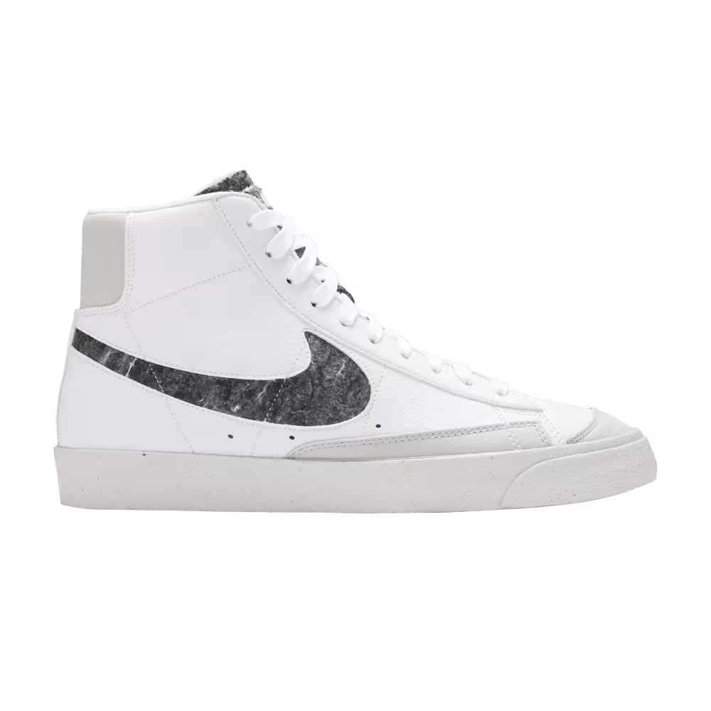 Nike Blazer Mid Recycled Wool - White Light Smoke Grey