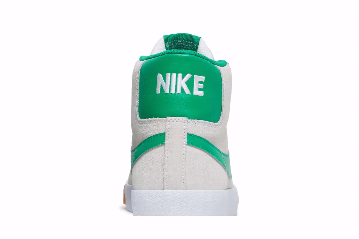 Nike Zoom Blazer Mid SB White Lucky Green, view 8