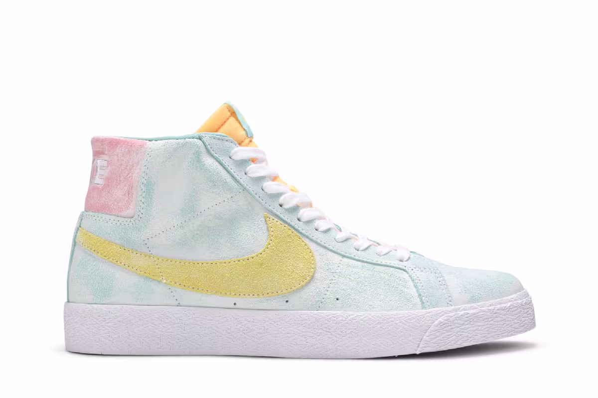 Nike Zoom Blazer Mid Premium SB Light Dew Zitron, view 2