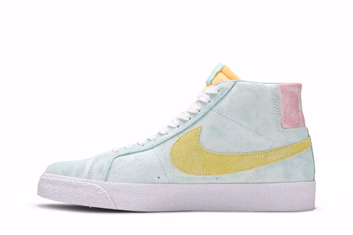 Nike Zoom Blazer Mid Premium SB Light Dew Zitron, view 4