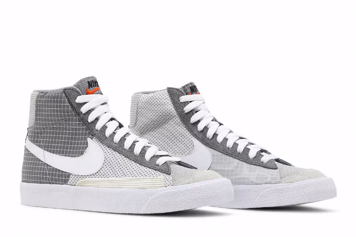 Nike Blazer Mid Patch - Smoke Grey, view 9