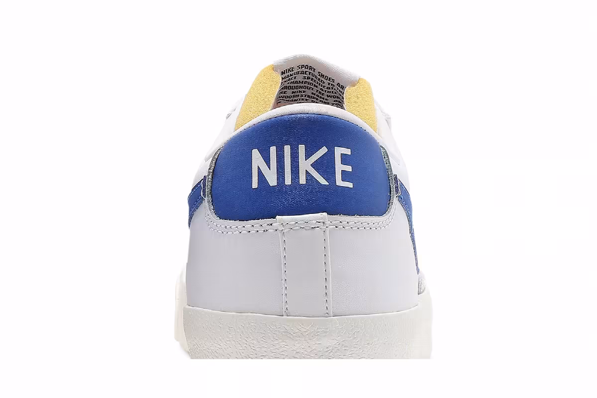 Nike Blazer Low White Hyper Royal, view 8