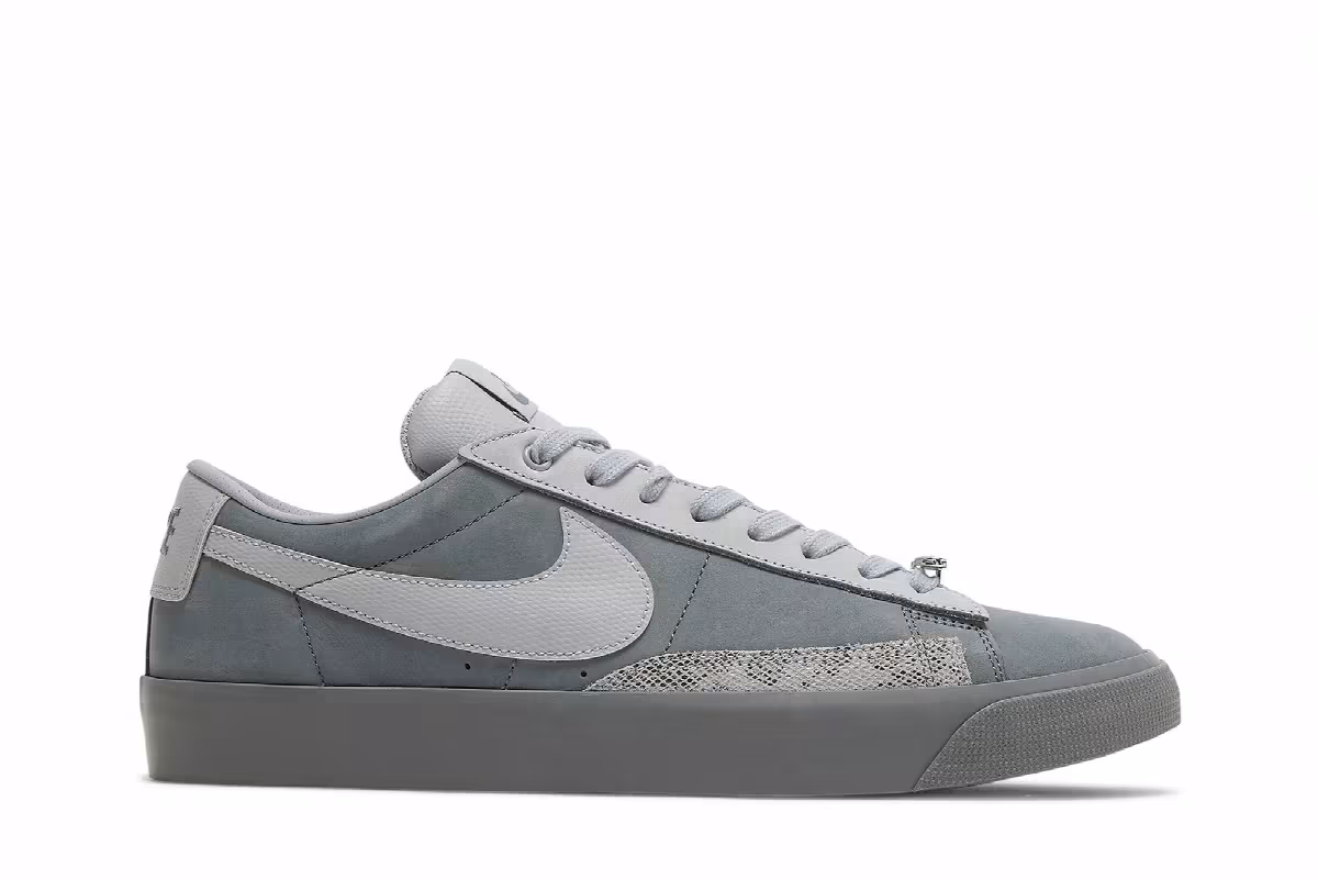 Forty Percent Against Rights x Nike Blazer Low SB Cool Grey, view 2