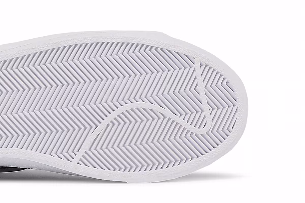 Nike Blazer Mid Black White, view 6