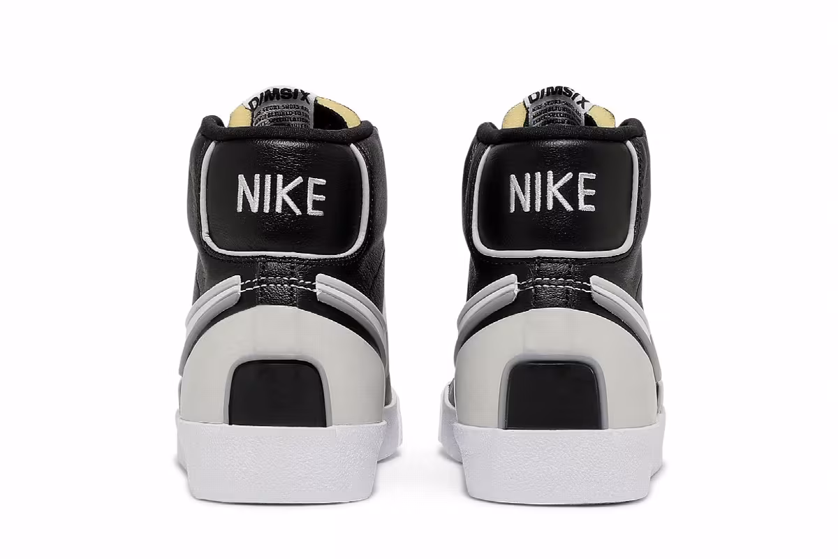 Nike Blazer Mid Black White, view 7