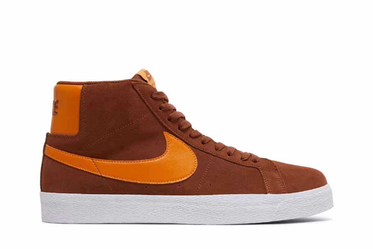 Nike Zoom Blazer Mid SB Pecan Light Curry, view 2