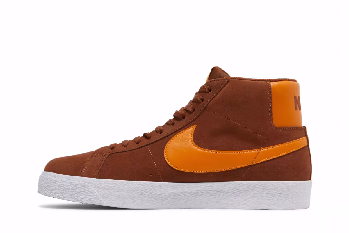 Nike Zoom Blazer Mid SB Pecan Light Curry, view 4