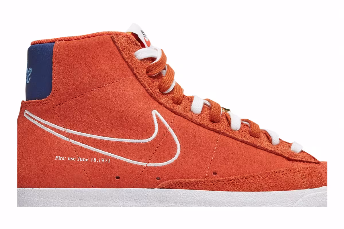 Nike Blazer Mid First Use - Orange, view 3