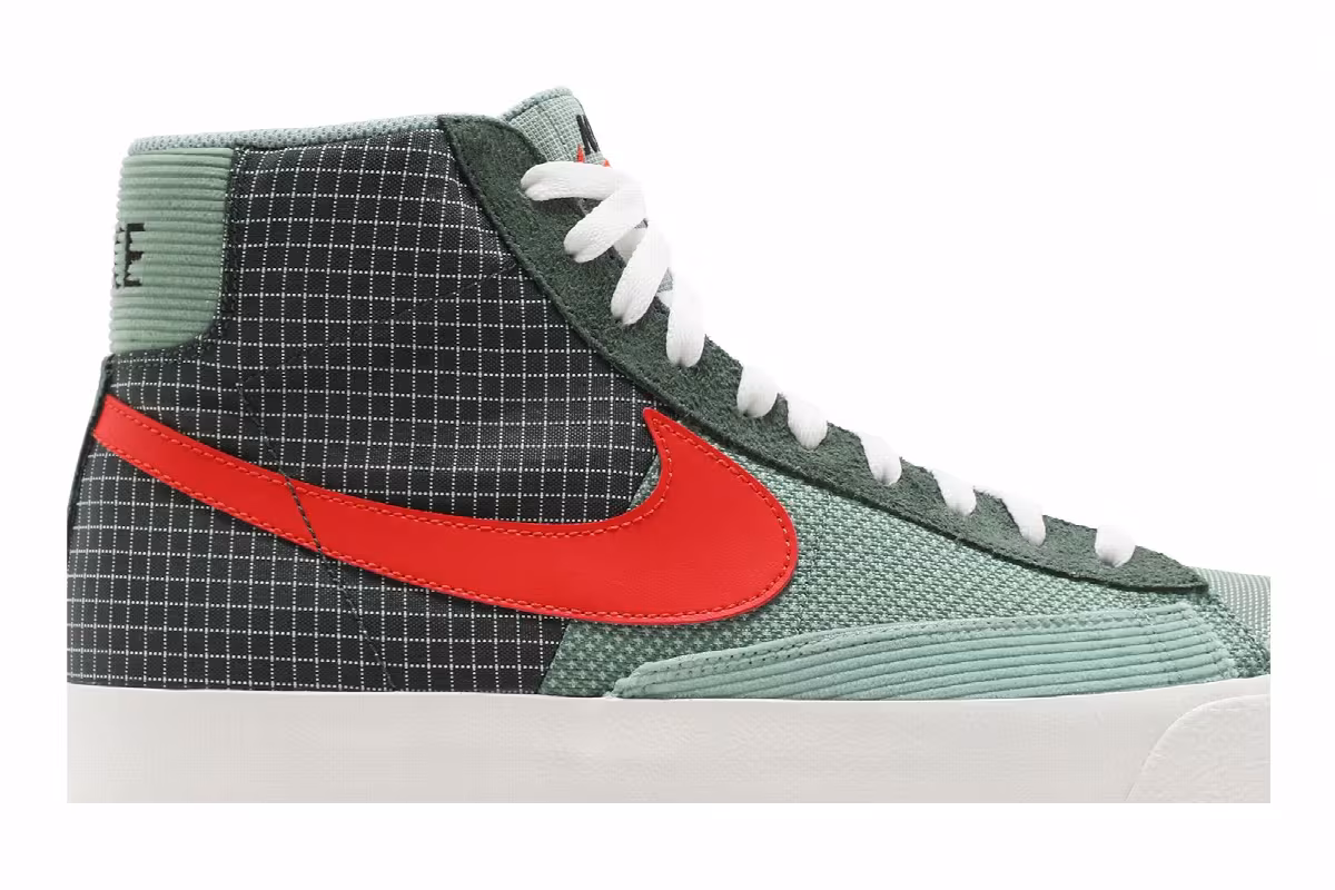 Nike Blazer Mid Patch - Dutch Green, view 3