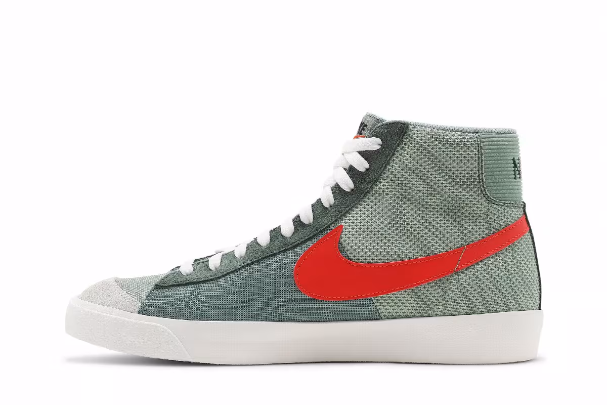 Nike Blazer Mid Patch - Dutch Green, view 4