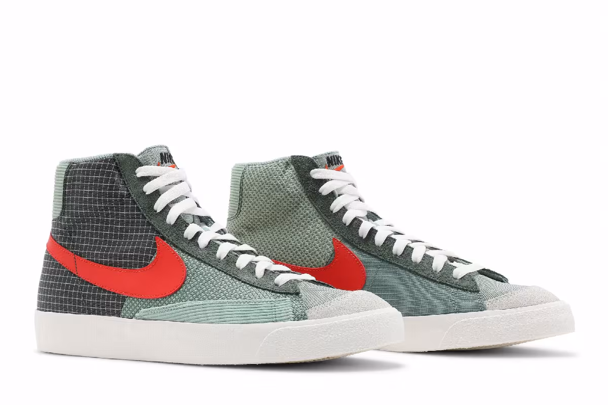 Nike Blazer Mid Patch - Dutch Green, view 9